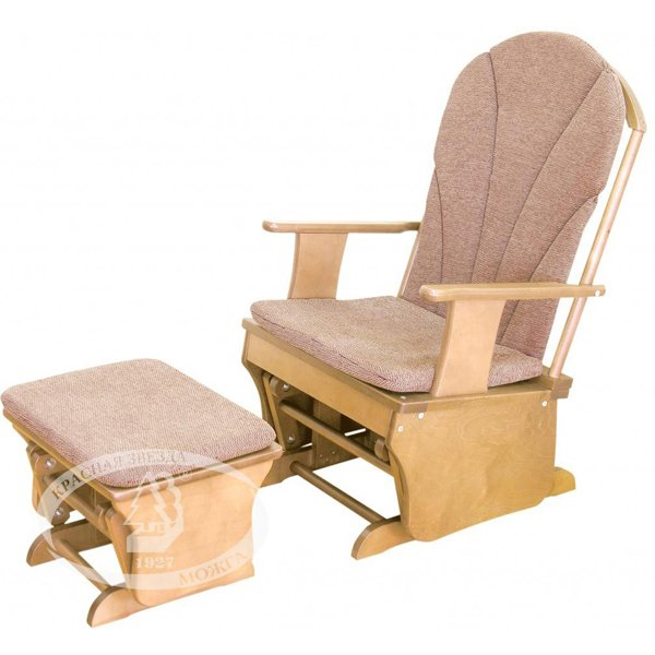 Кресло-качалка Красная Звезда С 454 с подставкой для ног