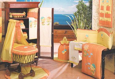 Комплект для кроватки Babypiu Подсолнухи 125х65