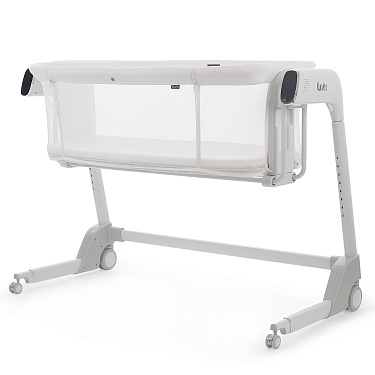 Детская приставная кроватка с электронной системой укачивания Nuovita Accanto Bello