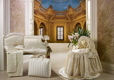 58L.154 Комплект "Шелковые эмоции" из коллекции "4 времени года" для люльки/коляски: 2 прост.+навол.