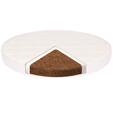 Детский круглый матрас Nuovita Marcello Cotton 75х75х9