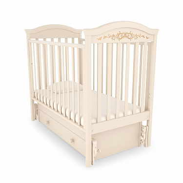 Кровать  детская К-2002-29м "Даниэль" Люкс маятник универсальный