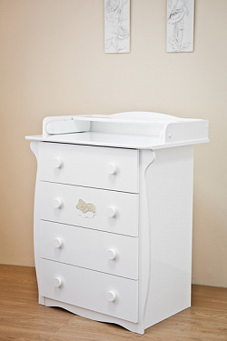 Комод пеленальный Красная Звезда С 257 П №22 (Мишка на облаке )