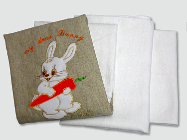 Комплект постельного белья Labeillebaby "Мой Милый Зайка" 226 145х98