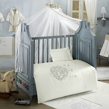 Комплект для кроватки Kidboo "Valentine Saten" 120х60