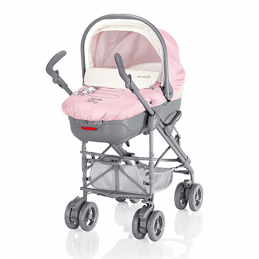 Детская коляска универсальная 3 в 1 Brevi Avenue Hello Kitty
