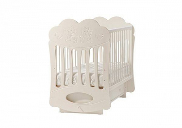 Кровать маятниковая поперечная "Baby sleep-3" Мишки Д 045