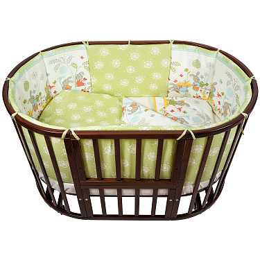 Комплект в кроватку Nuovita "Sul prato", 6 предметов.