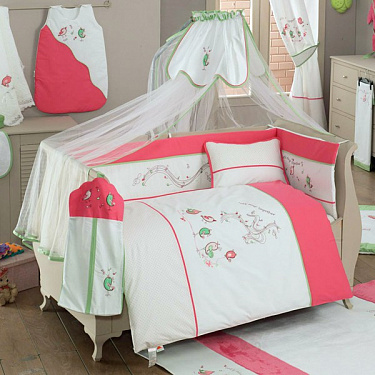 Комплект для кроватки Kidboo "Singer Birds" 120х60