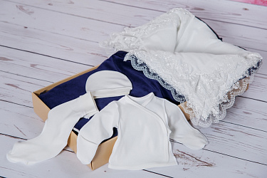 Конверт на выписку Мой Ангелок ПД-704, (конверт-одеяло, костюм на выписку, шапочка)