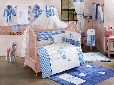 Комплект для кроватки Kidboo Lovely Birds 120х60